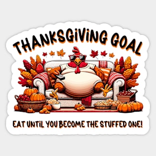 Thanksgiving Goal Sticker